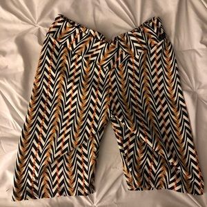 Lici fit shorts size m/L tribal print